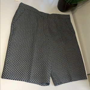 TOPSHOP Houndstooth bloc& white Short